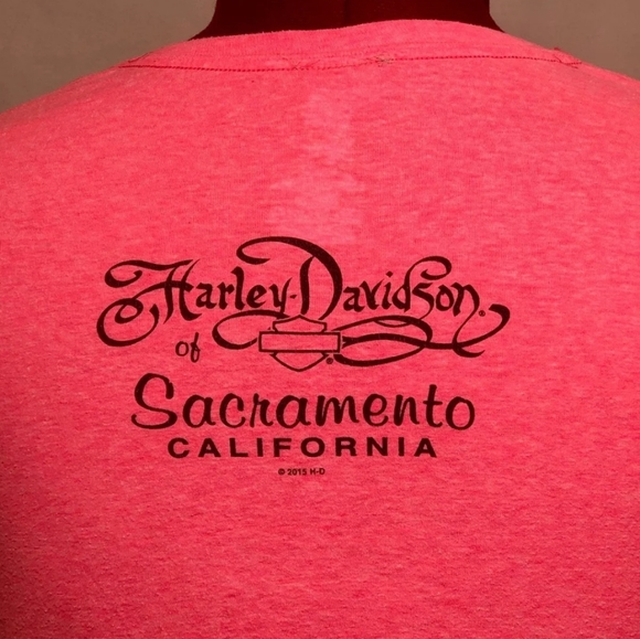 Harley-Davidson Pink V-Neck - Picture 7 of 8